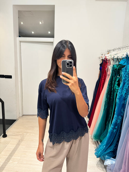 T-shirt orlo pizzo