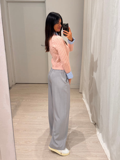 Cardigan camicia incorporata