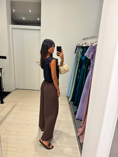 Pantalone leggero elastico vita