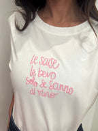 T-shirt le scuse le bevo solo se sanno di vino