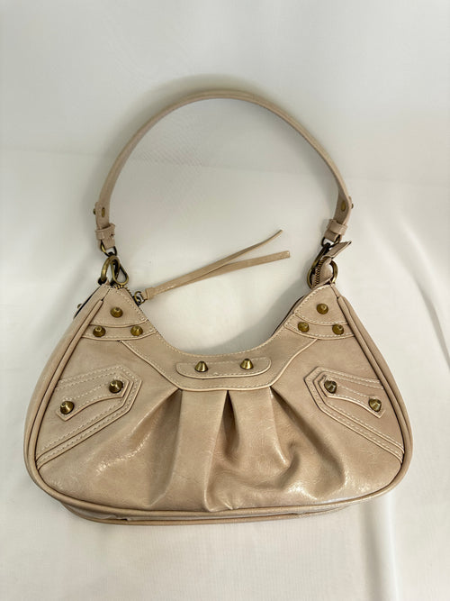 Borsa Nadia con borchie ecopelle