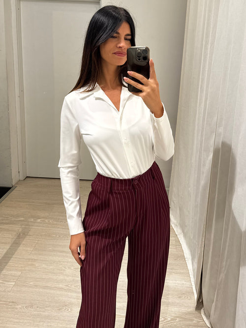 Camicia elasticizzata a body