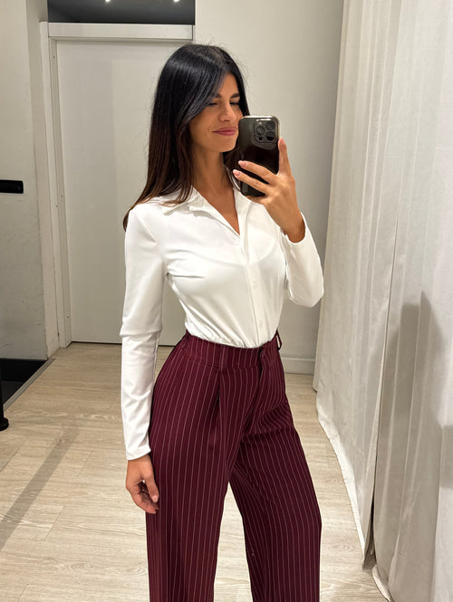 Camicia elasticizzata a body