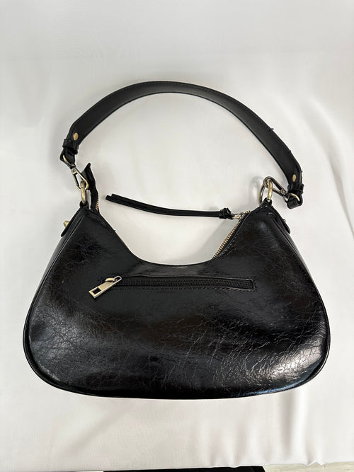 Borsa Nadia con borchie ecopelle