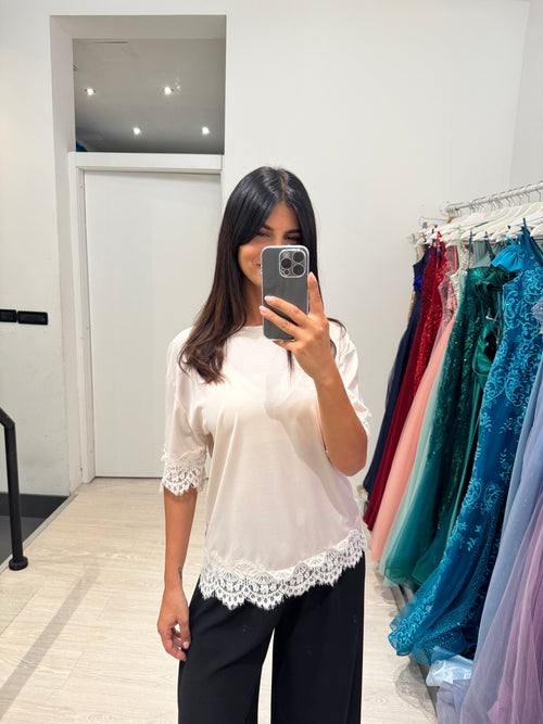 T-shirt orlo pizzo
