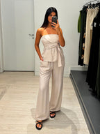 Completo top fascia con pantalone