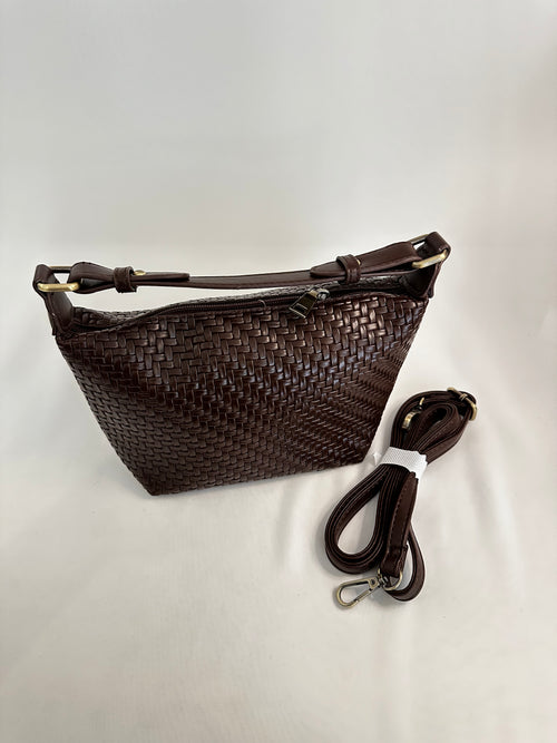 Borsa piccola intrecci ecopelle