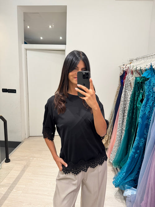 T-shirt orlo pizzo
