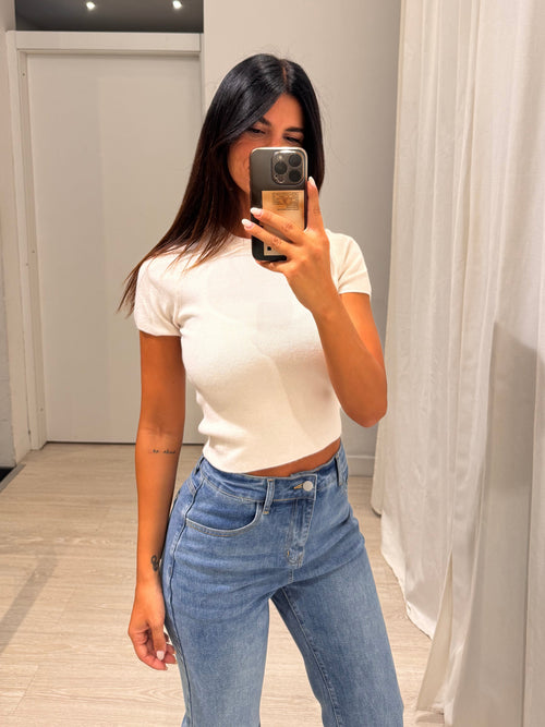 Jeans a palazzo basic