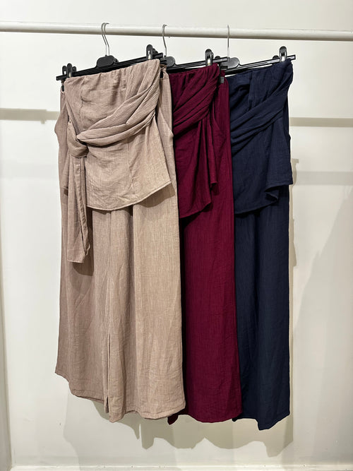 Completo top nodo e pantalone