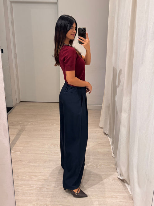 Pantalone EMI palazzo doppia pence