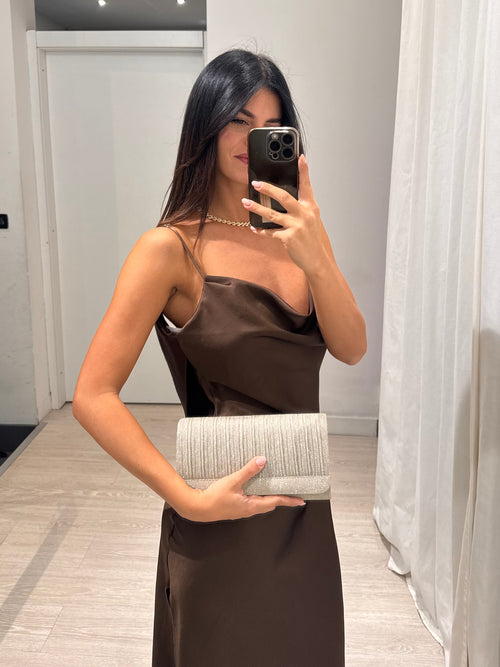 Pochette lurex rilievo