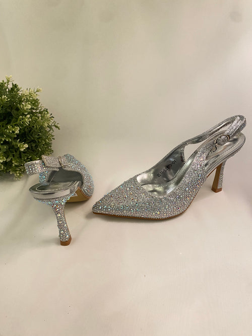 Décolleté strass tacco 9cm