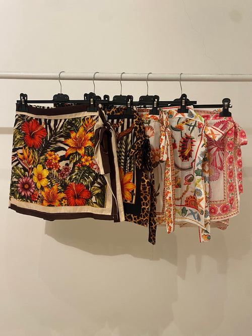 Shorts pareo floreale
