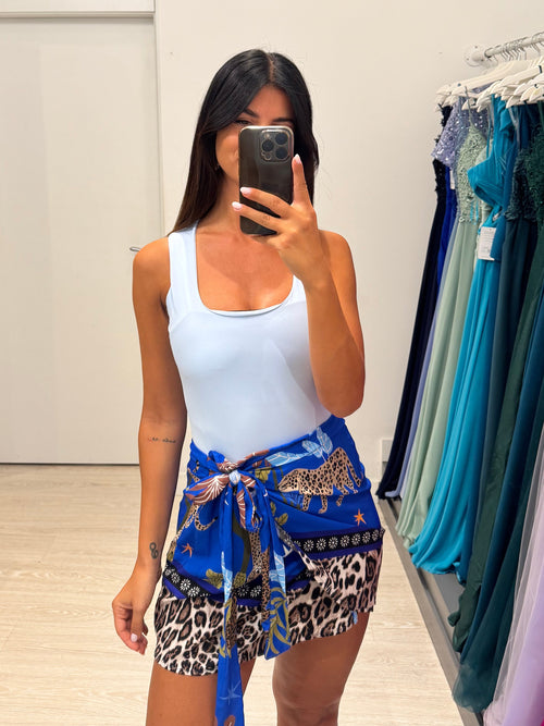 Gonna pareo puma e Animalier