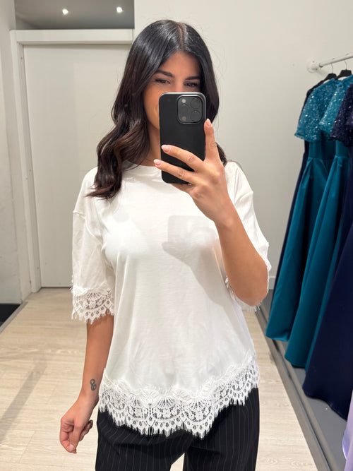 T-shirt orlo pizzo