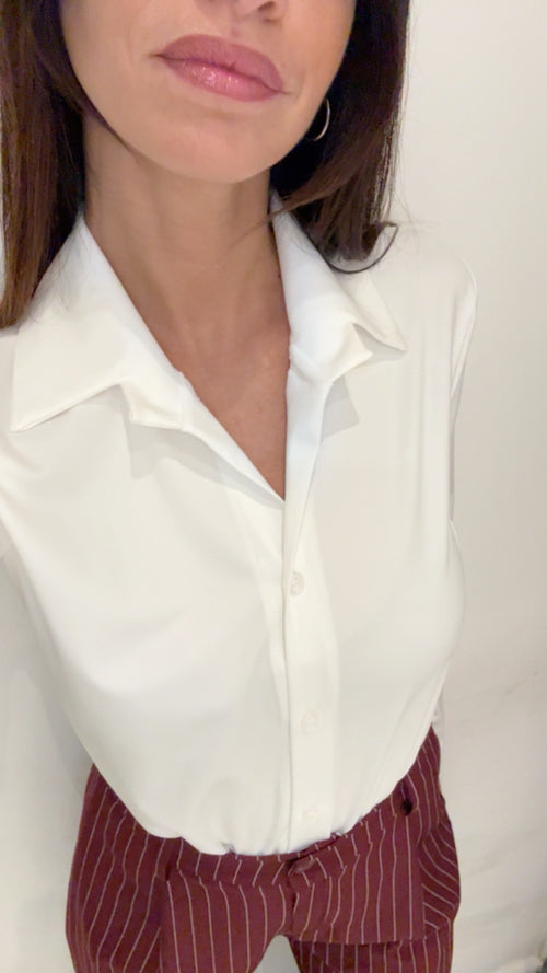 Camicia elasticizzata a body
