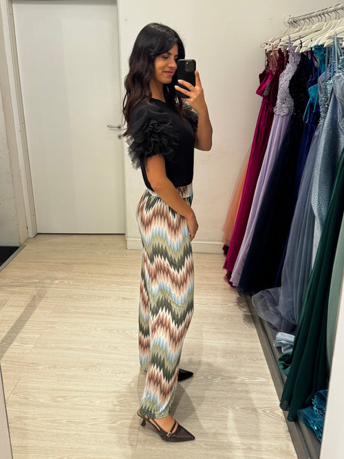 Pantalone palazzo viscosa pixer