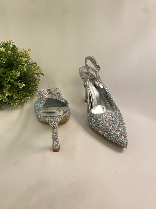 Décolleté strass tacco 9cm