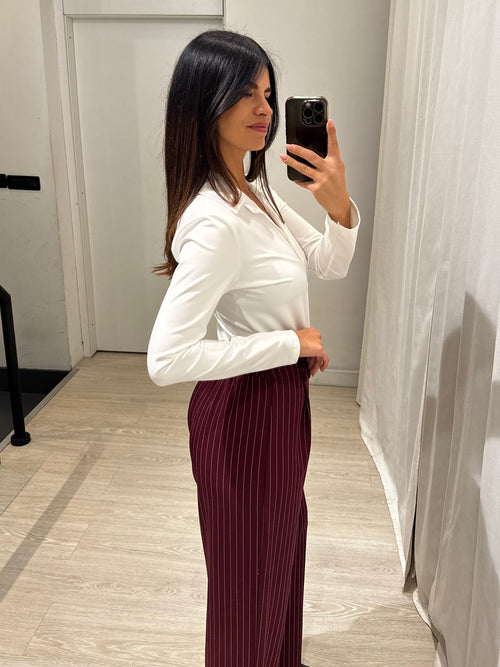 Camicia elasticizzata a body