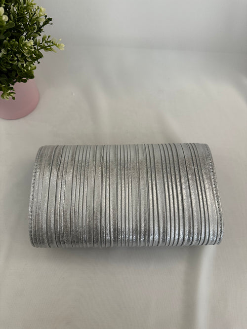 Pochette elegante plisse