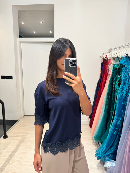 T-shirt orlo pizzo