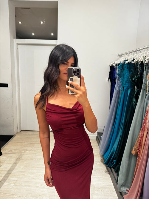 Vestito lungo lacci e schiena nuda