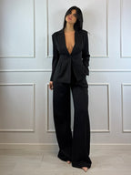 Completo giacca con pence e pantalone