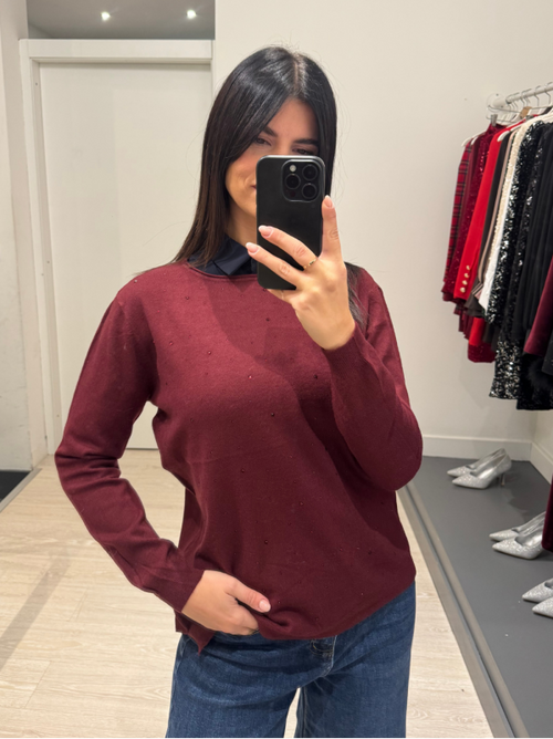 Maglia con strass